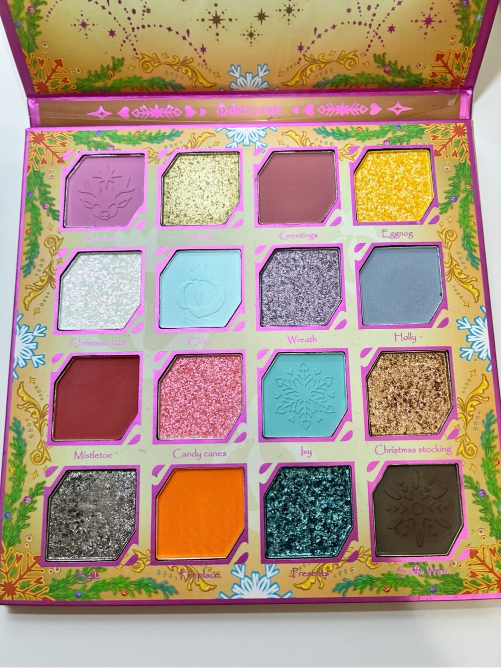 Hey Reindeer & Merry Christmas Holiday Eyeshadow Palettes - Odens Eye - Picture 4 of 5